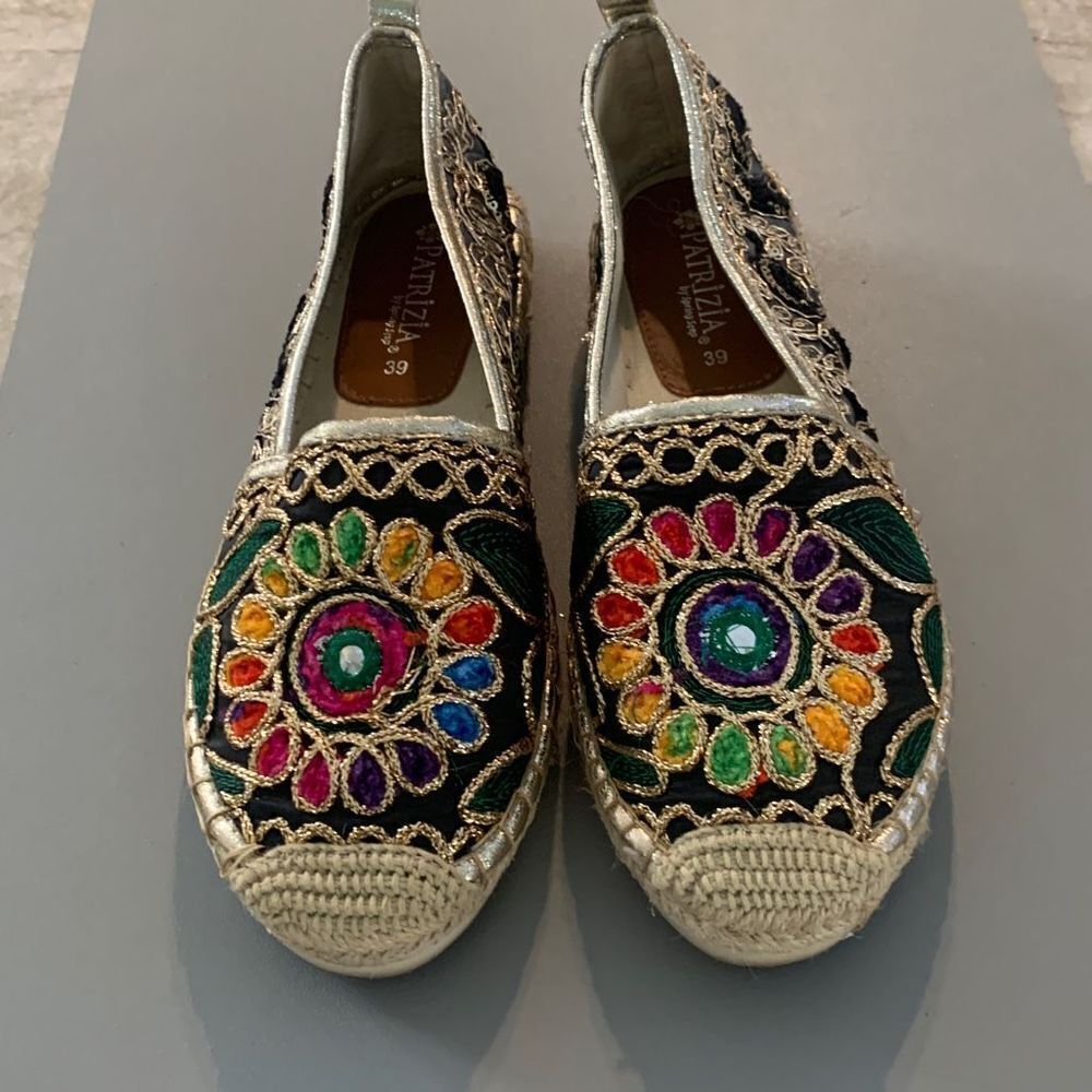 Embroidered Espadrilles 